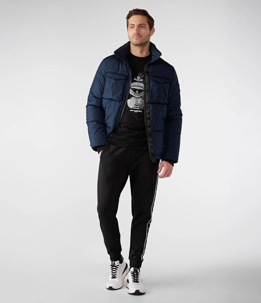 Karl Lagerfeld Paris HIDDEN HOOD FAUX DOWN JACKET 4