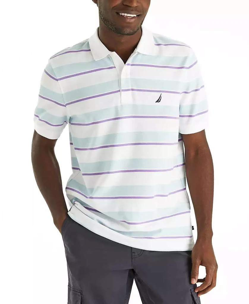 Nautica Men's Striped Classic-Fit Deck Polo Shirt 1