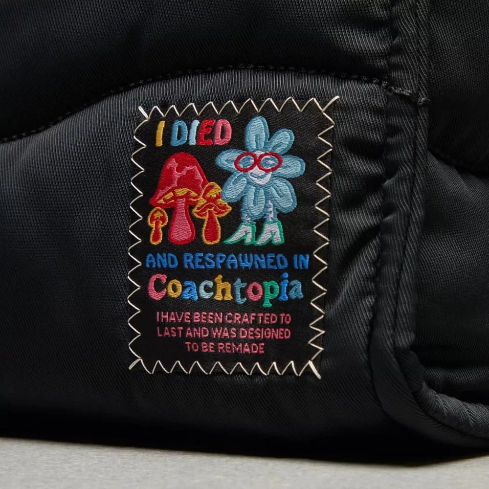 Coach Coachtopia Loop Mini Wavy Tote In Recycled Polyester 5