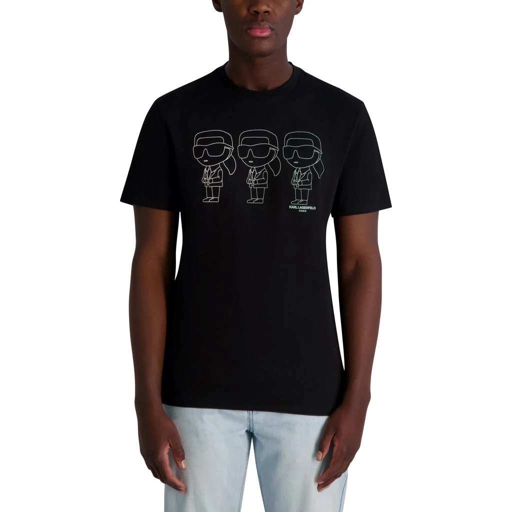 Karl Lagerfeld Paris MULTIPLE KARL CHARACTER T-SHIRT 1