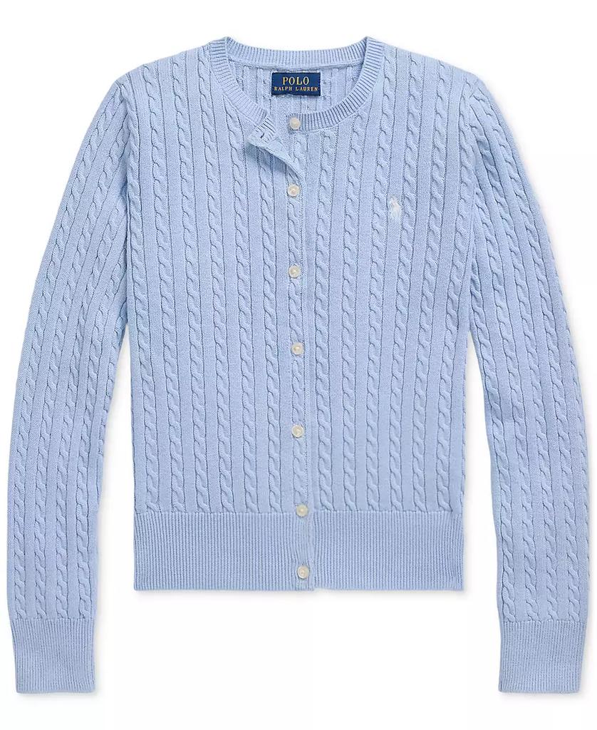 Ralph Lauren Big Girls Cable-Knit Cotton Cardigan