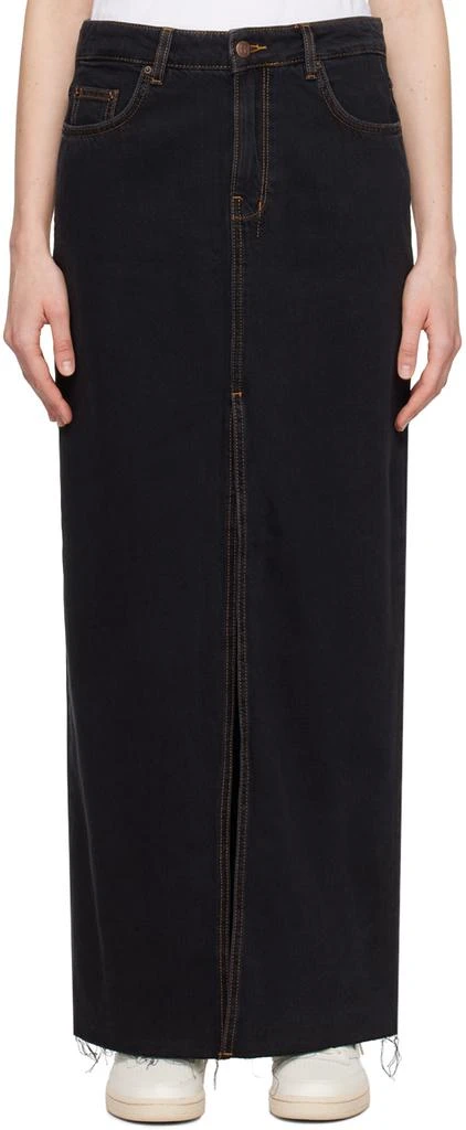 Ksubi Black Kara Denim Maxi Skirt 1