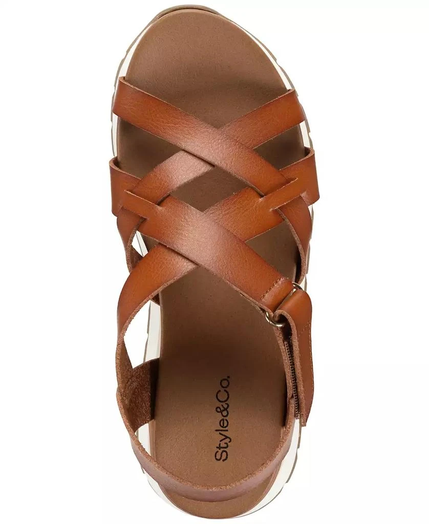 Style & Co Women's Sallyy Platform Wedge Sandals, Exclusively at Macy's 7