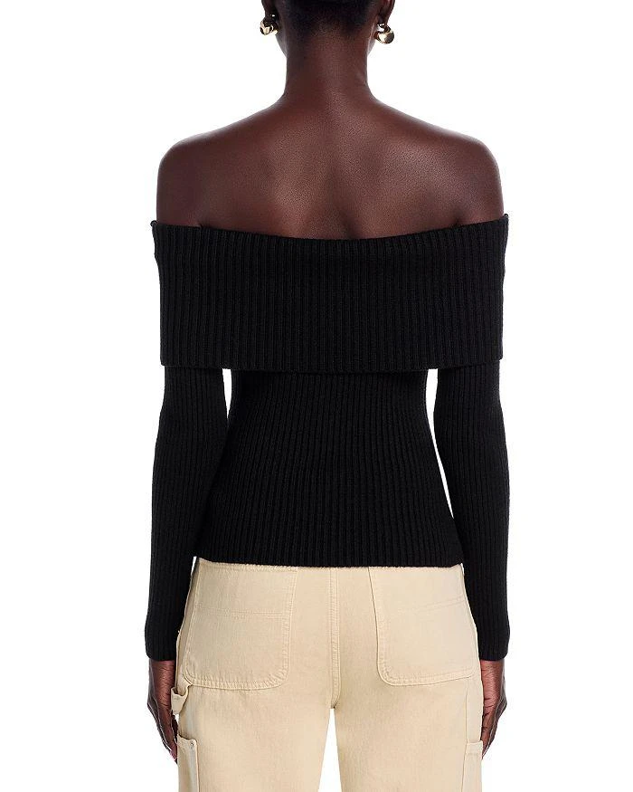 Blank NYC Off-the-Shoulder Sweater 3