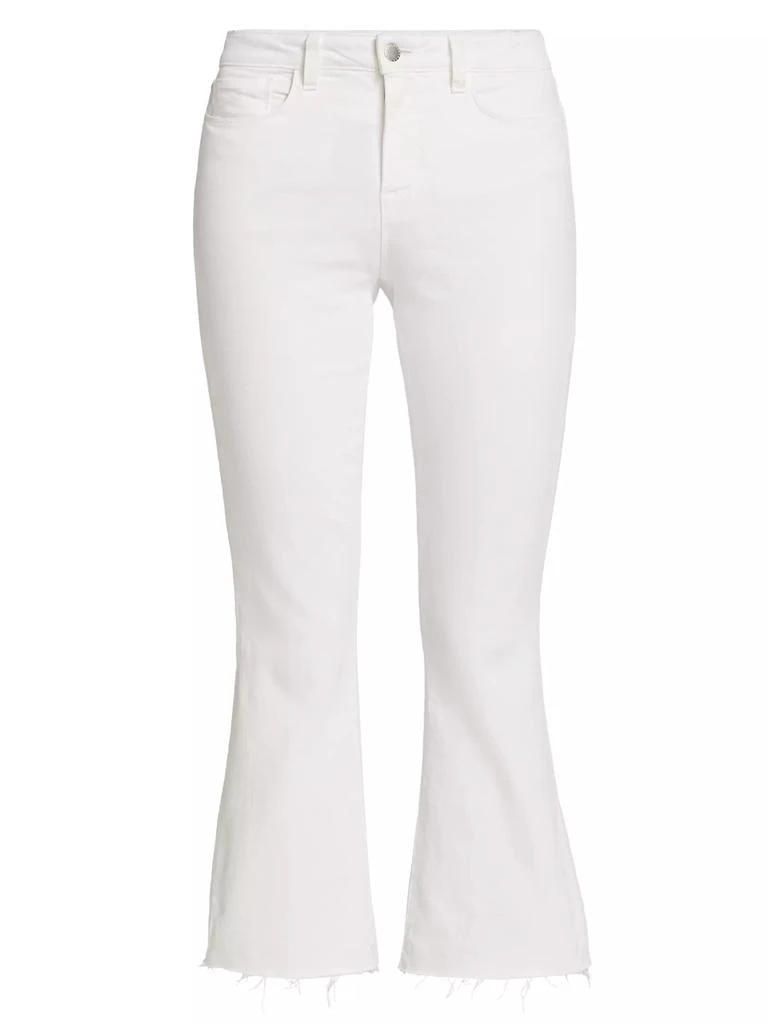 L'Agence Kendra Cropped Flare Jeans 1