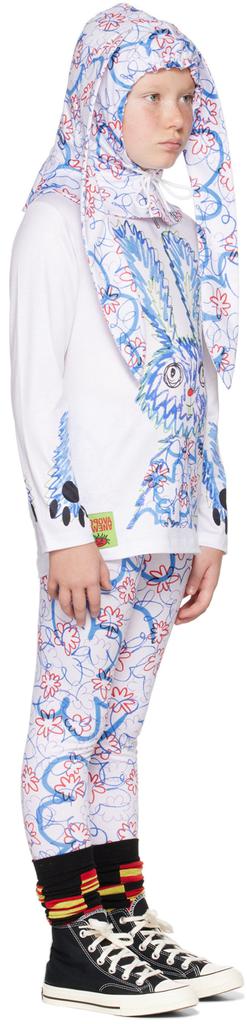 CHOPOVA LOWENA SSENSE Exclusive Kids White & Blue Scary Bunny Costume