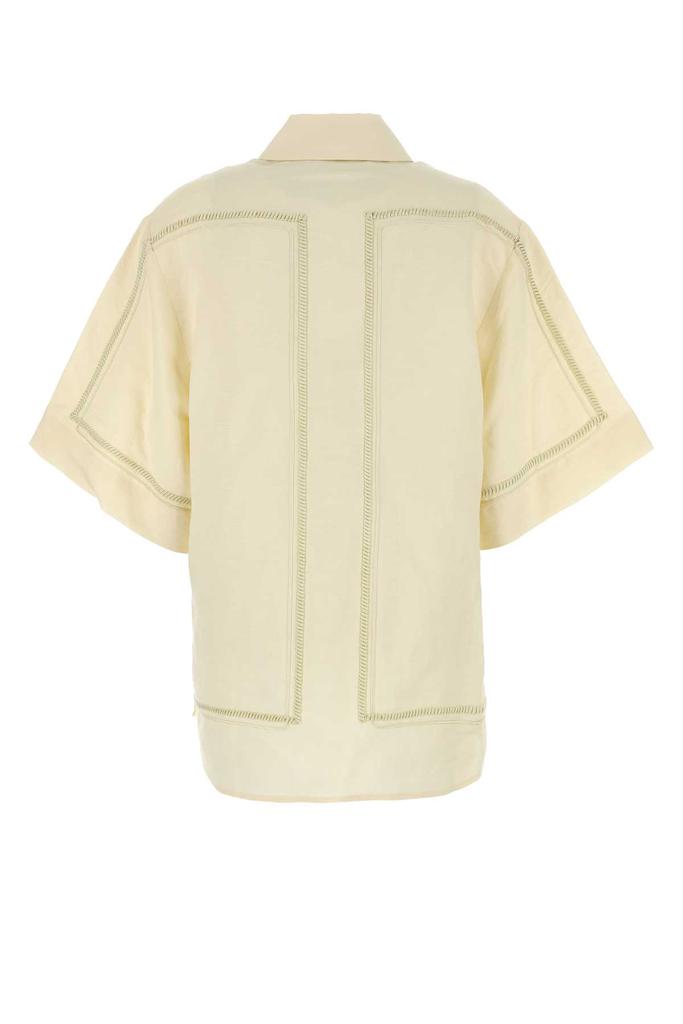 CAMILLA AND MARC Cream Linen Blend Fortuna Shirt