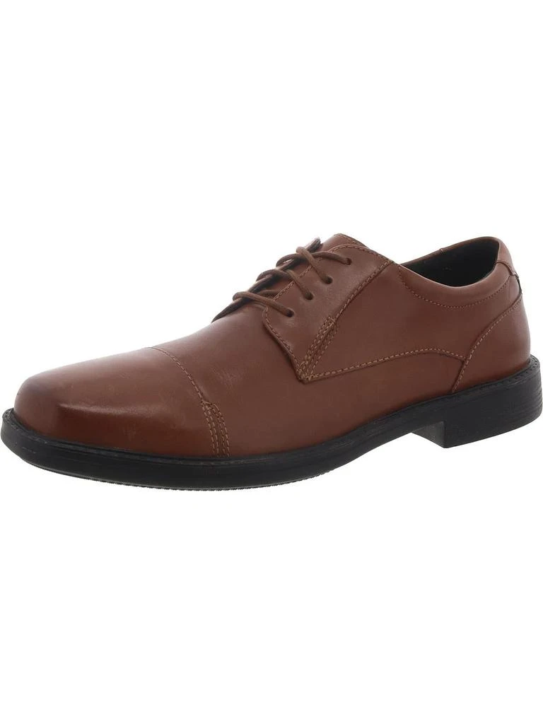 Bostonian Wenham Cap Womens Leather Square Toe Cap Toe Oxfords 1