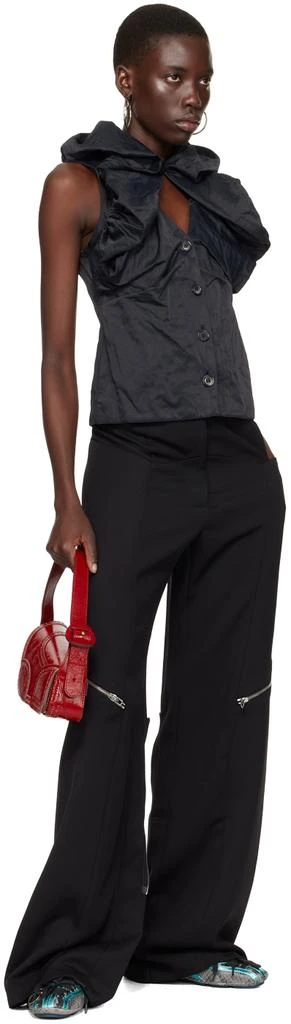 Kiko Kostadinov Black Lozen Tank Top 4