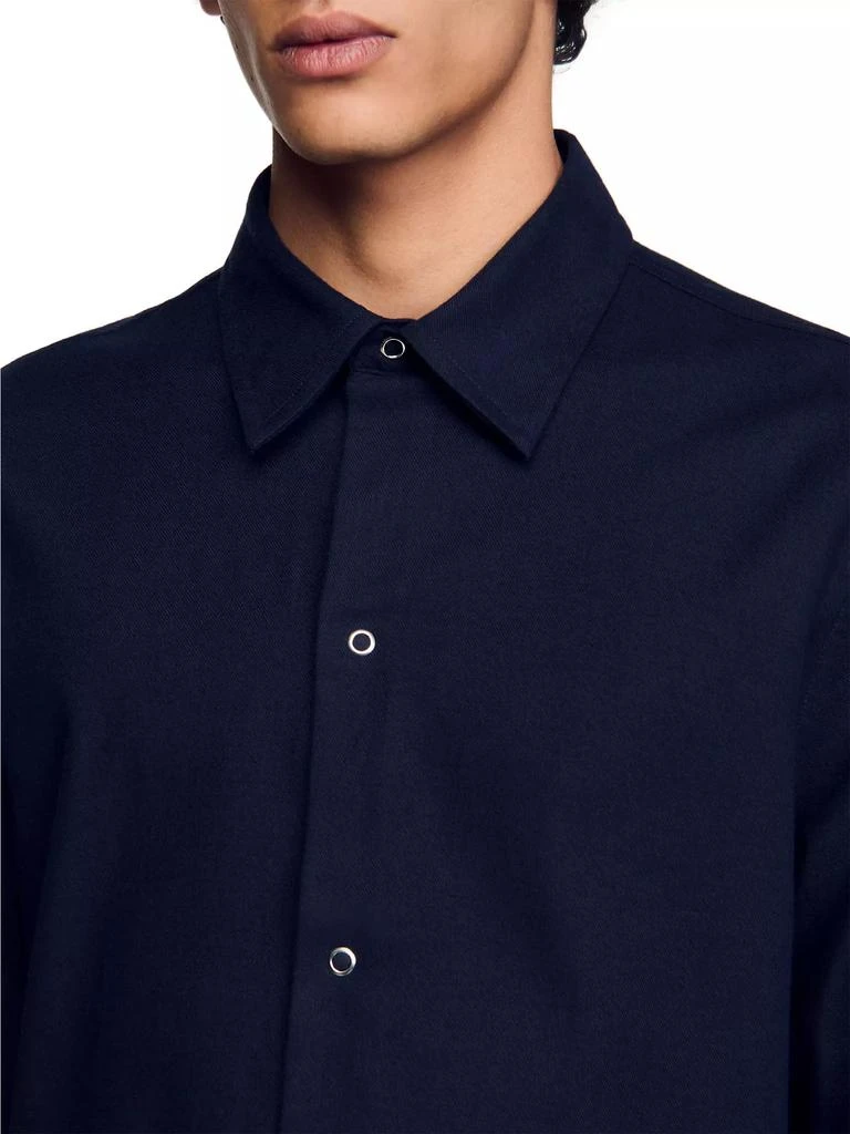 Sandro Flannel Shirt 5