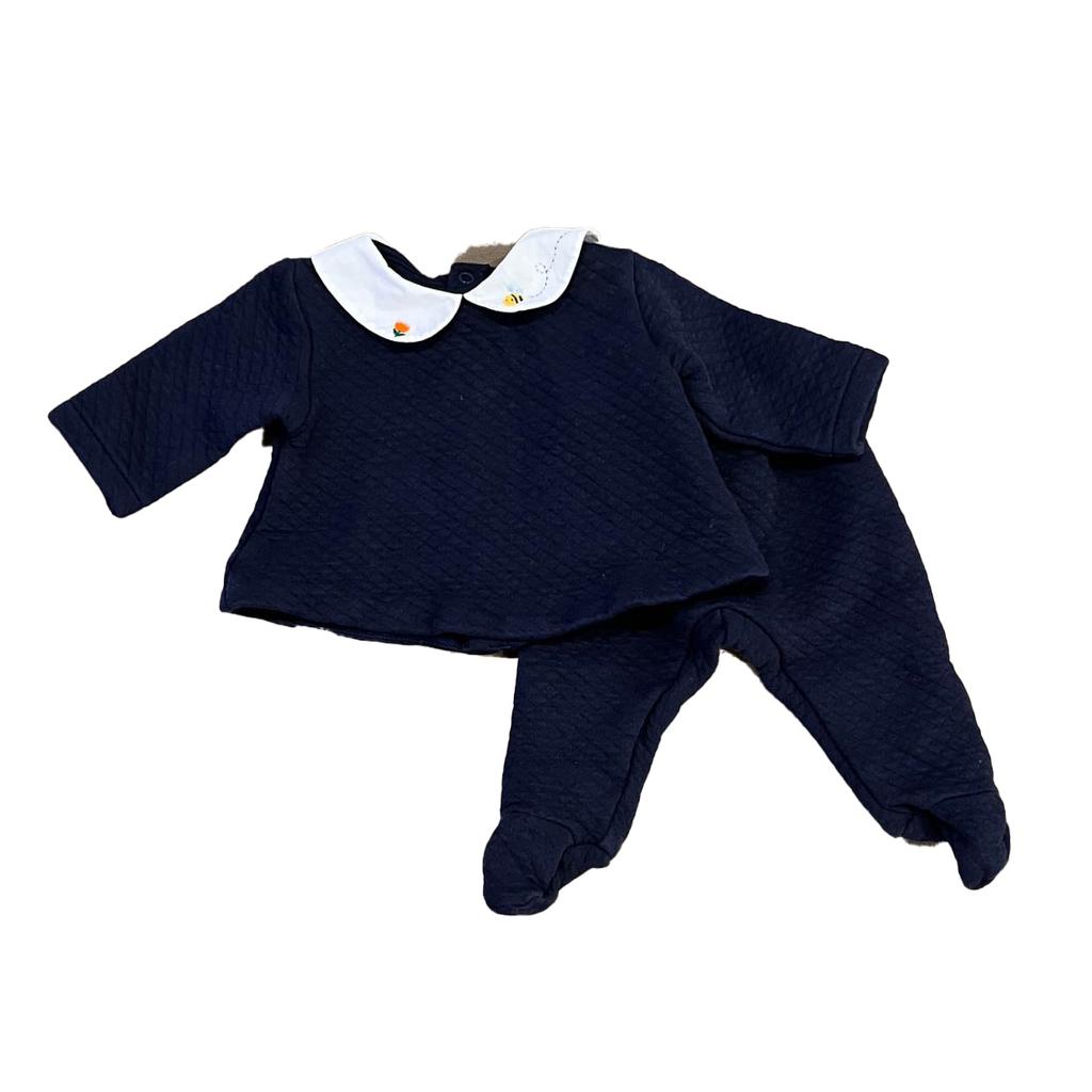 Jacadi Girls Navy | White Apparel Sets