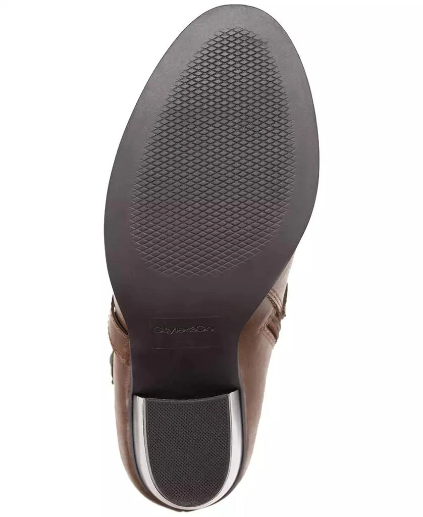 Style & Co Women's Zetaa Strappy Belt-Heel Booties, Created for Macy's 4