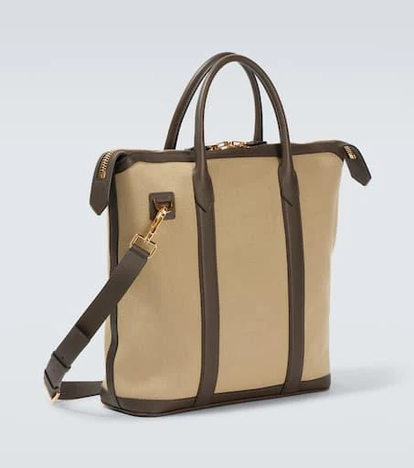 Tom Ford Buckley East West canvas tote bag 5