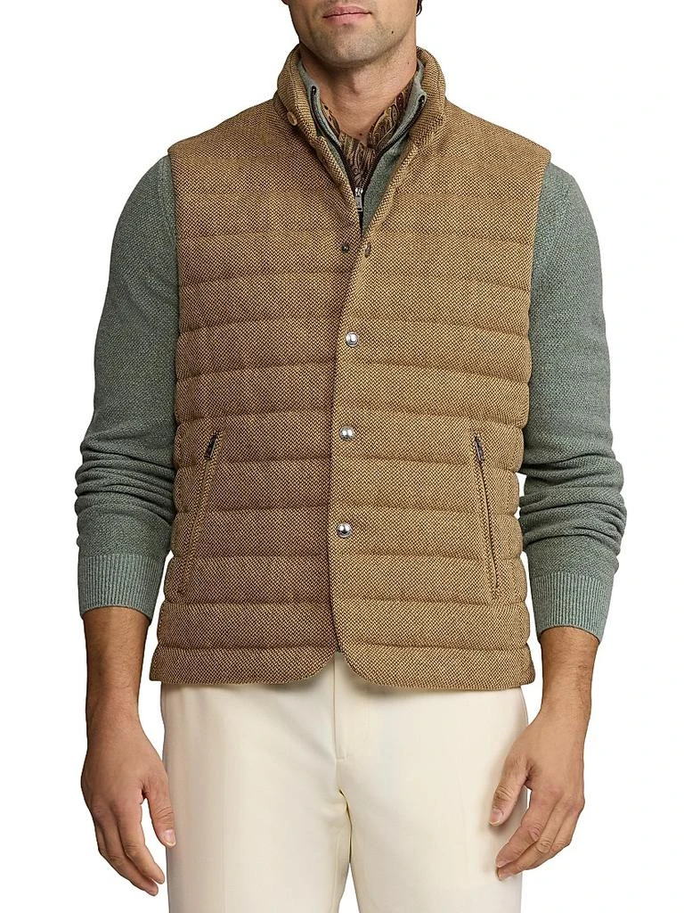 Ralph Lauren Quilted Tweed Down Vest 3
