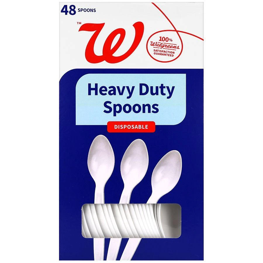 Walgreens Disposable Heavy Duty Spoons