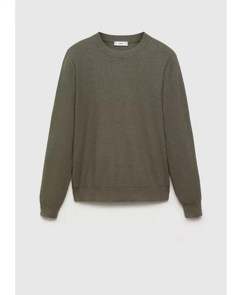 Mango Men's Fine-Knit Cotton Sweater 7