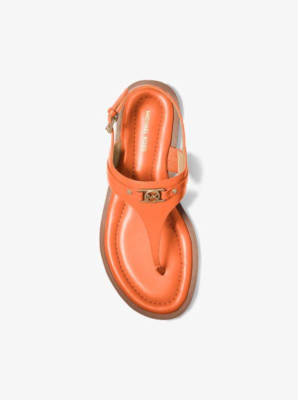 Michael Kors Mandy Leather T-Strap Sandal 3