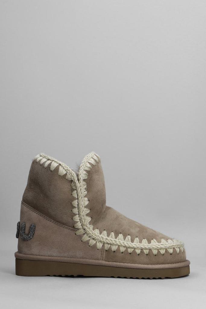 Mou Mou Eskimo 18 Low Heels Ankle Boots