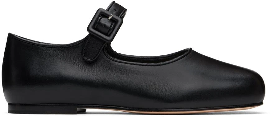 Sandy Liang Black Mary Jane Pointe Ballerina Flats 1