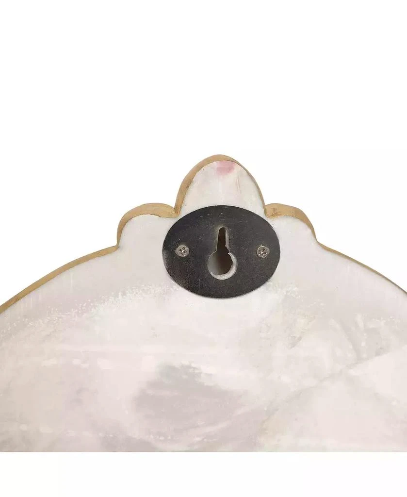 LuxenHome Blessed Virgin Mary Wall Plaque, Oval Religious Decor for Home 
Prayer Space 3