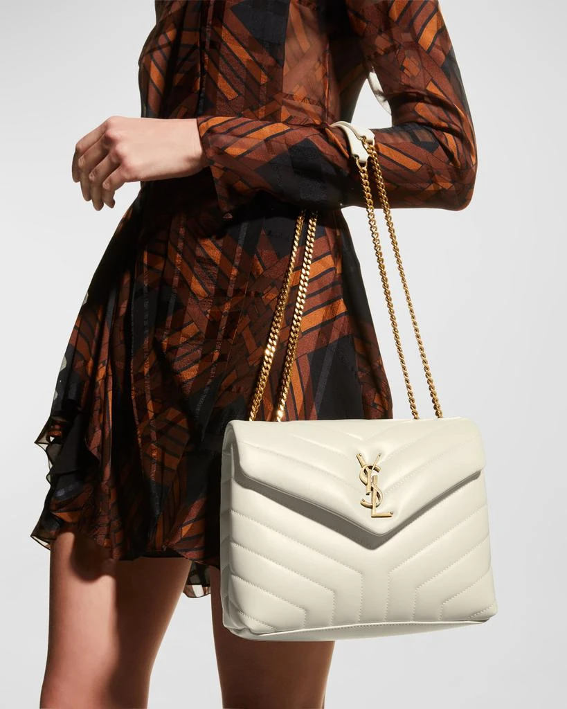 Yves Saint Laurent Loulou Small YSL Shoulder Bag in Quilted Leather 3
