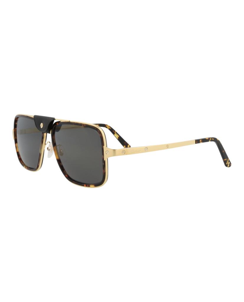 Cartier Aviator-Frame Acetate Sunglasses