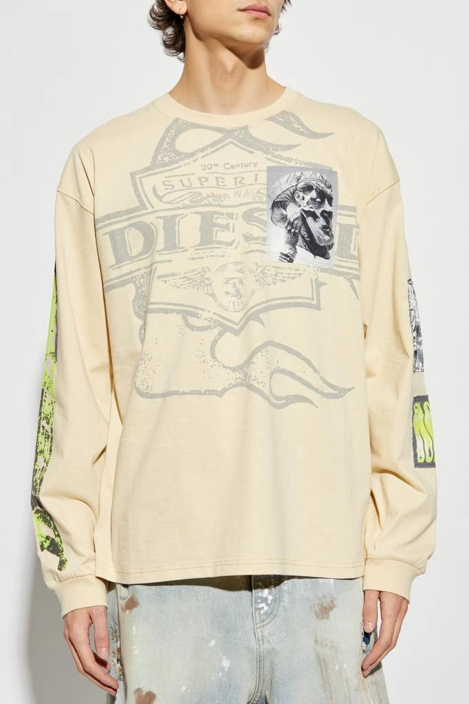 Diesel T-shirt T-BOXT-LS-SLITS-R5 3