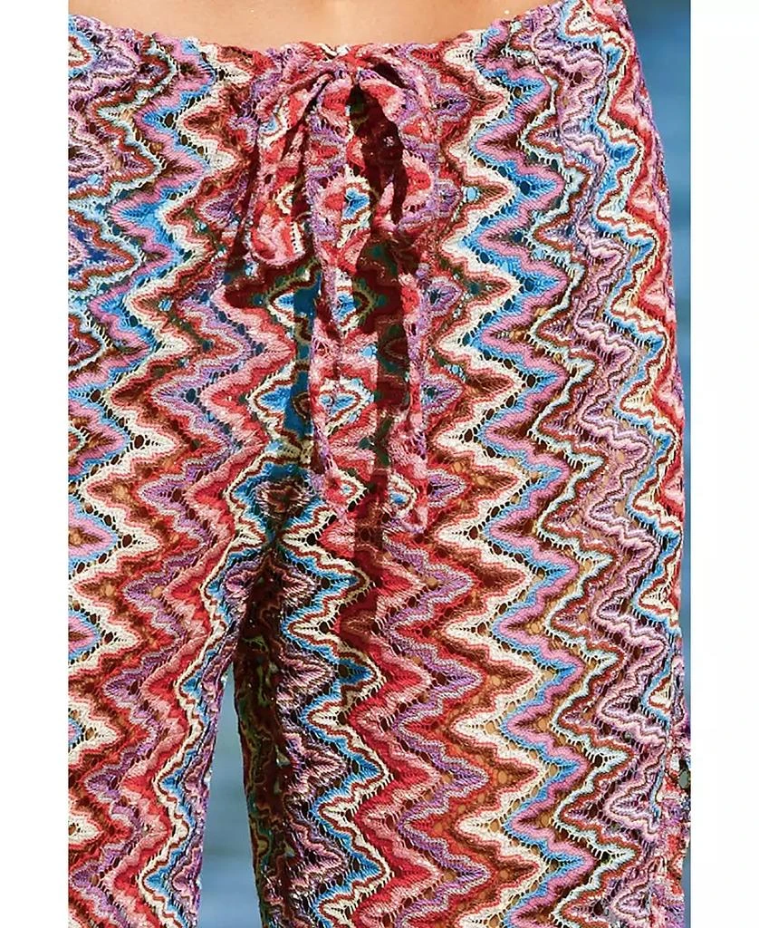 Becca Women's Sundown Crochet Split-Leg Cover-up 4