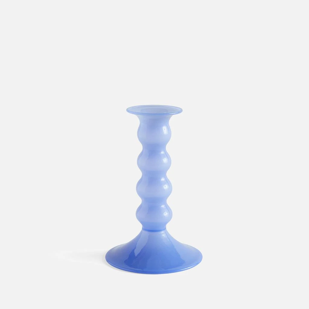 HAY Wavy Candleholder - Medium - Light Blue 1