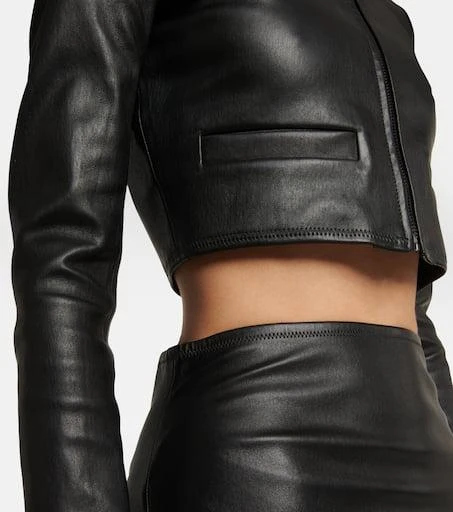 Prada Cropped leather jacket 6