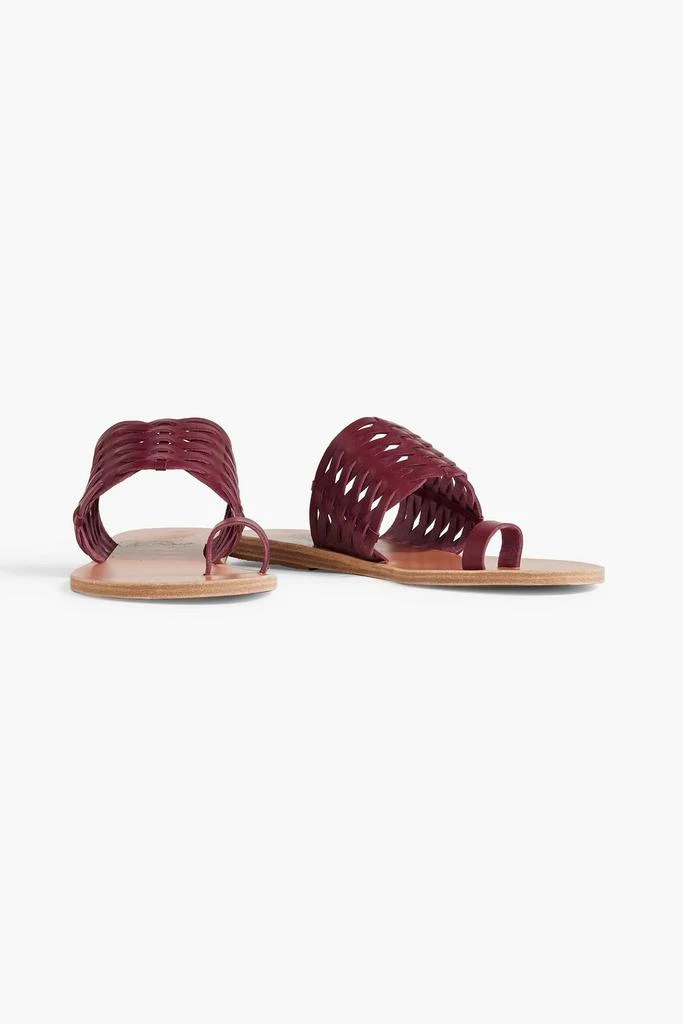 ANCIENT GREEK SANDALS Thalia woven leather sandals 2