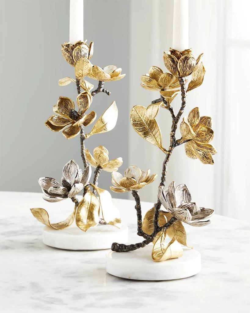 Michael Aram Vintage Bloom 12" Candleholders, Set of 2