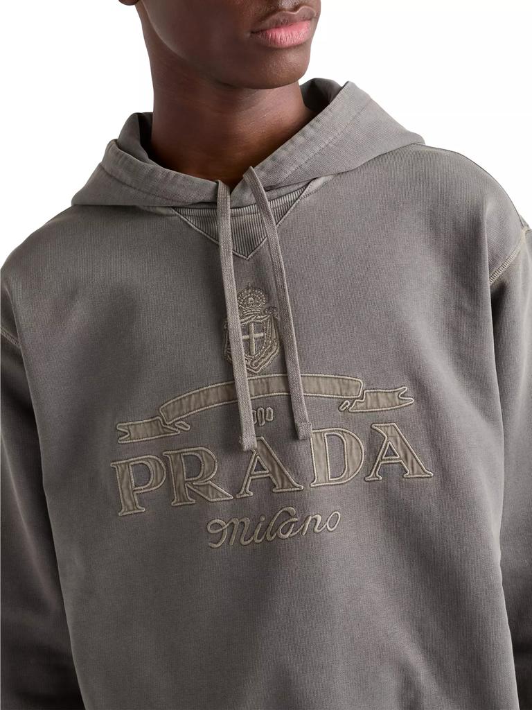 Prada Cotton Sweatshirt - Hoodies - Free Shipping - BeyondStyle