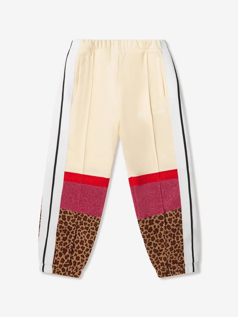 Palm Angels Palm Angels Girls Animal Print Track Joggers 1