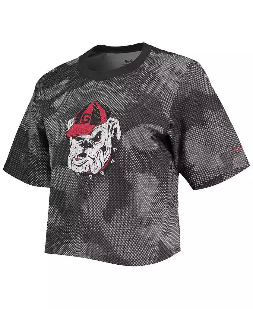 Columbia Women's Gray, Black Georgia Bulldogs Park Camo Boxy T-shirt 3