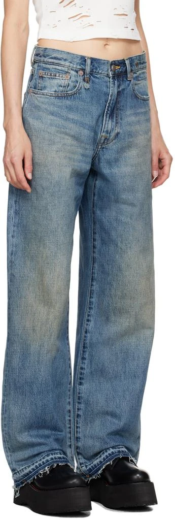 R13 Blue D'Arcy Loose Jeans 2