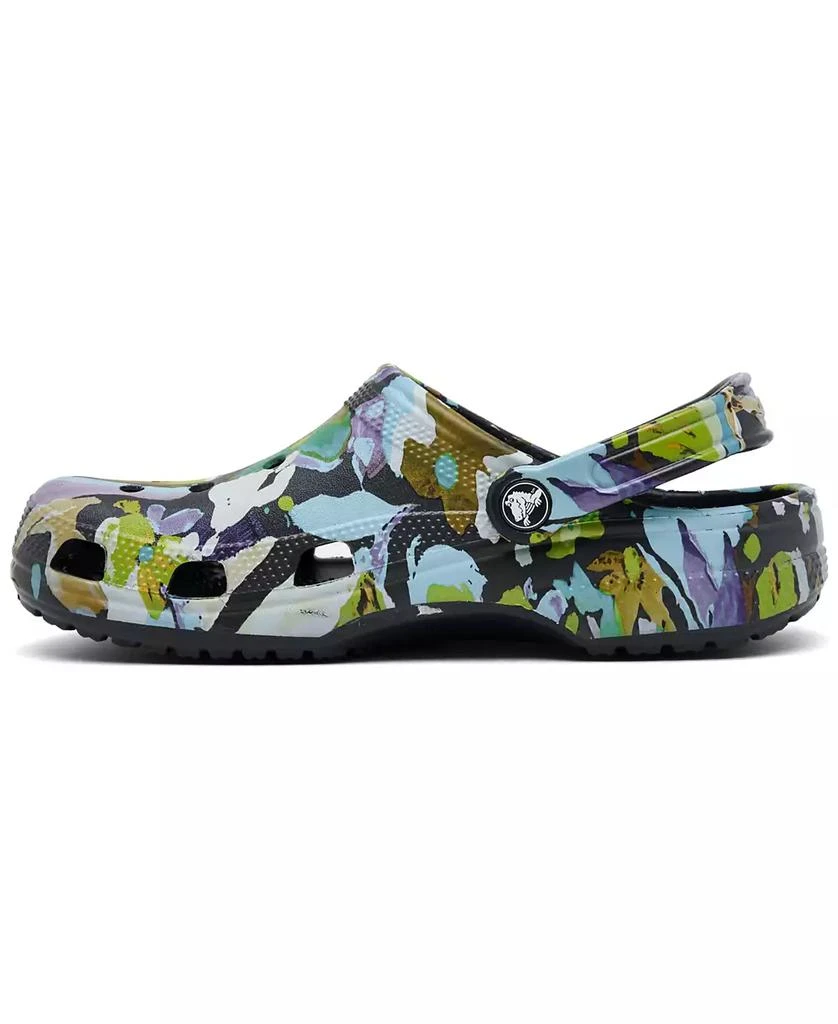 Crocs Women
s Classic Painted Floral Clogs from Finish Line