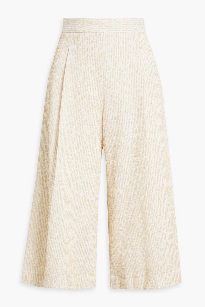 ROSETTA GETTY Embroidered gauze culottes 1