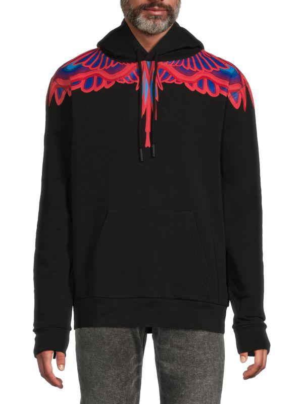 パーカー・フーディ Marcelo Burlon Cotton Hoodie With Drawstring Hood And Marcelo Burlon Hoodies for Men | Online Sale up to 65% off