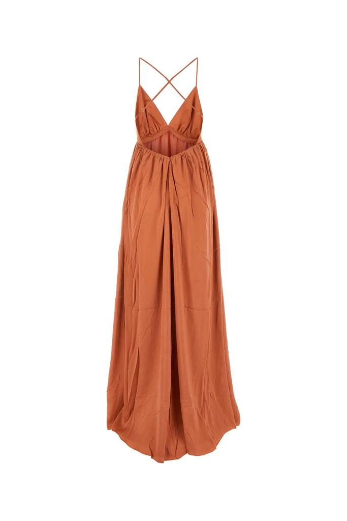 Zimmermann Dark Pink Silk Long Dress 2