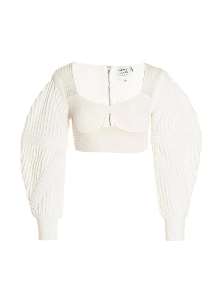 Herve Leger Hervé Léger Knit Corset Top 1