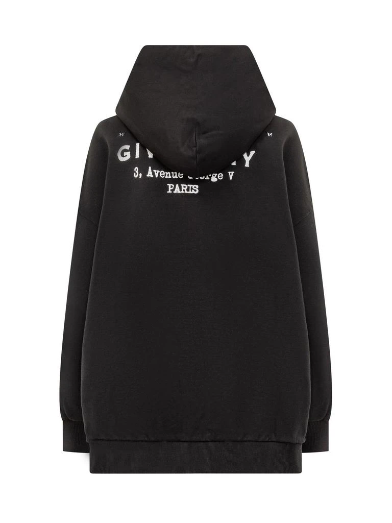 Givenchy Givenchy Logo Printed Oversized Hoodie 2
