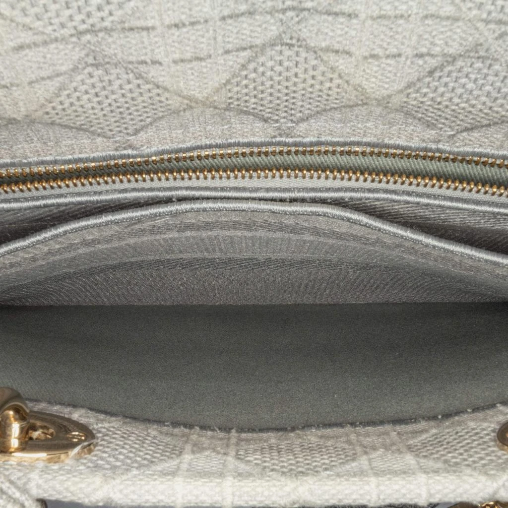 Dior Dior Grey Large Canvas Cannage Lady D Lite 12