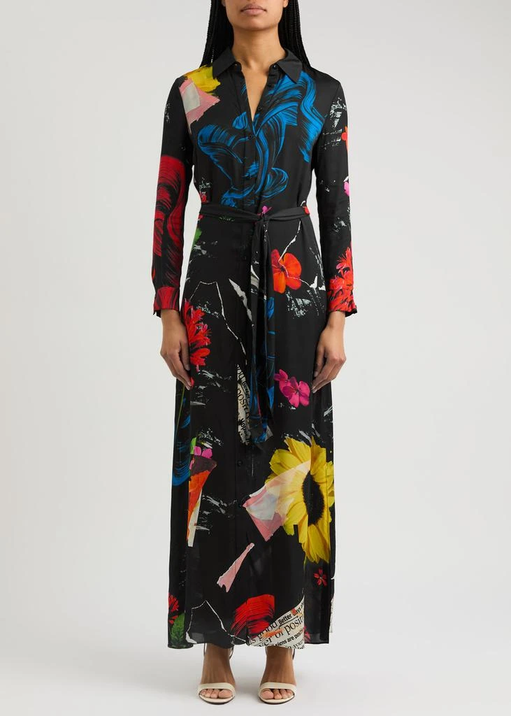 Alice + Olivia Chassidy printed maxi shirt dress 2