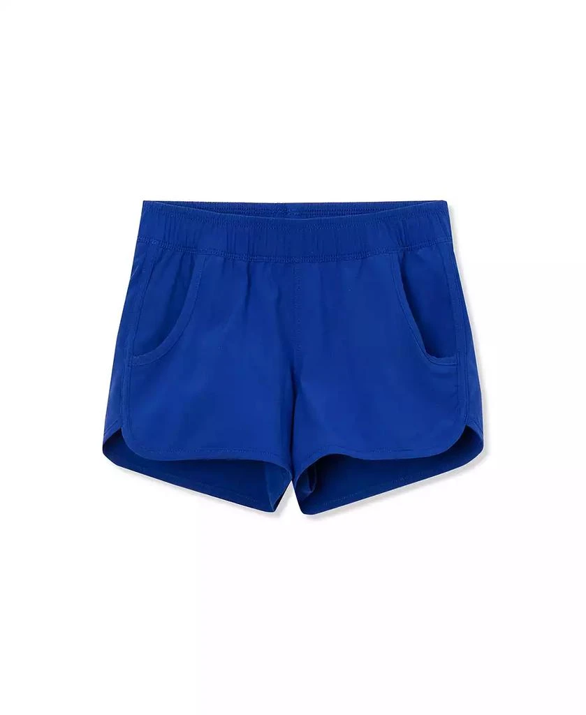 Lands
End Girls Stretch Woven Swimsuit Shorts