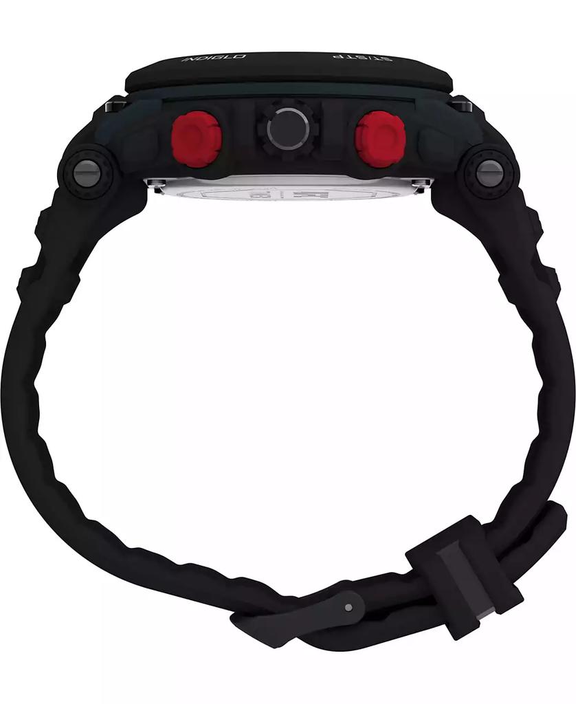 Timex UFC Men's Quartz Impact Resin Black Watch, 50mm