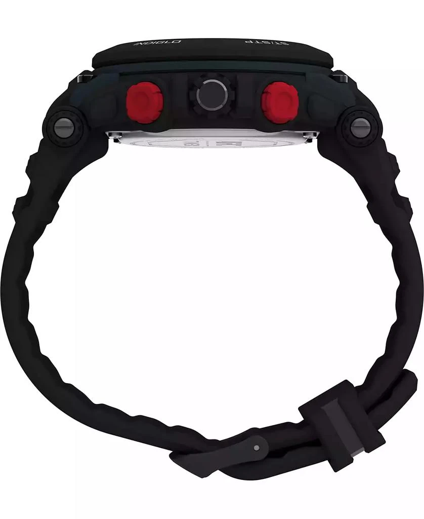 Timex UFC Men's Quartz Impact Resin Black Watch, 50mm 2