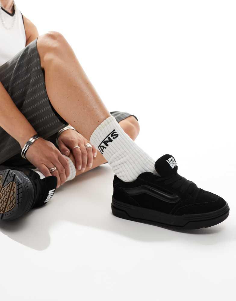 Vans Vans hylane chunky suede trainers in triple black