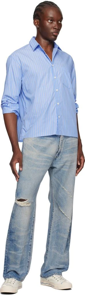 John Elliott Blue Hemi Shirt 5