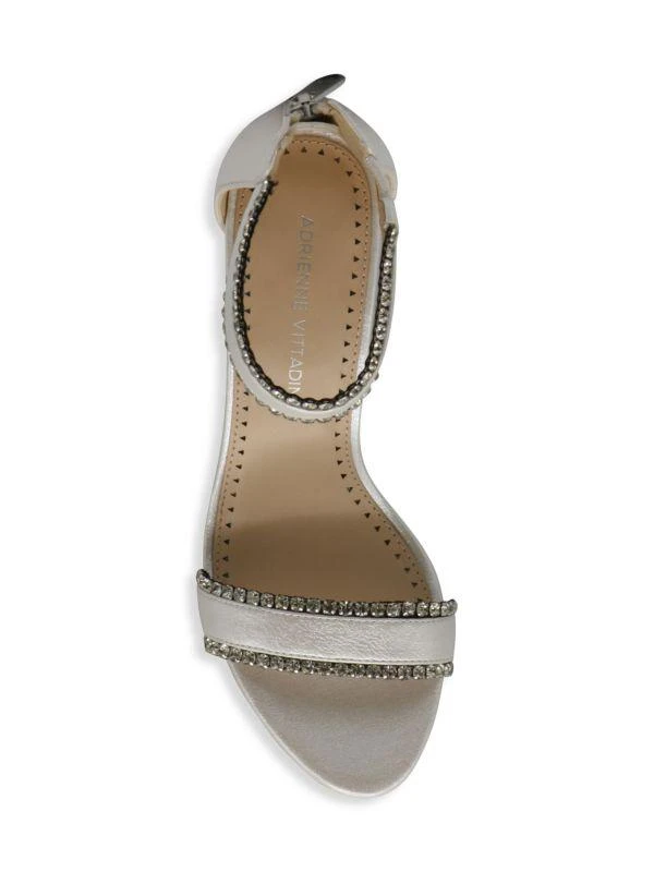 Adrienne Vittadini Gracy Rhinestone Heel Sandals 5